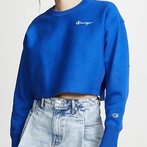 Champion cropped crew neck sweatshirt, XS